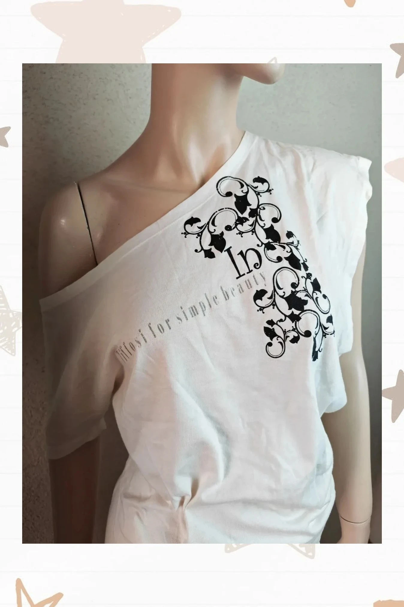 Asymmetric Tiffosi T-shirt - Size M – photo 2
